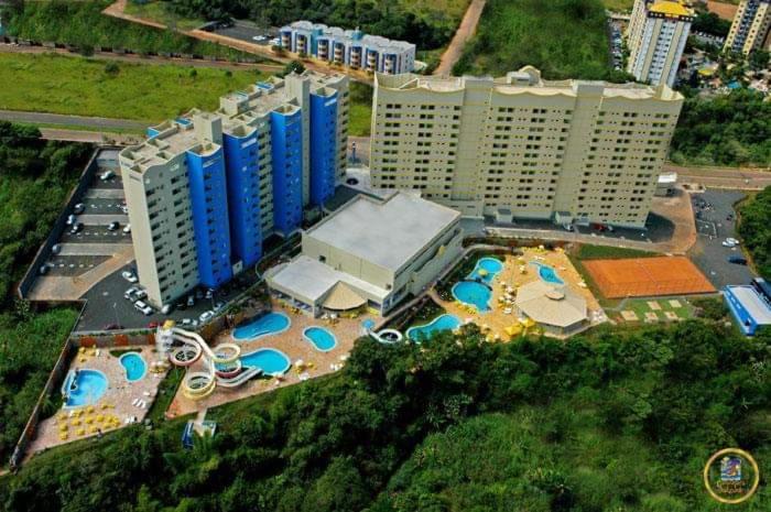 Hotel Golden Dolphin Resort - Flat No Decimo Andar Quarto Com Varanda カルダス・ノバス エクステリア 写真